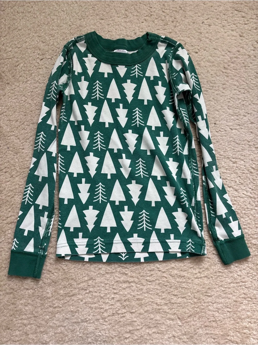 Size 8 Hanna Andersson Christmas Tree Pajama Set